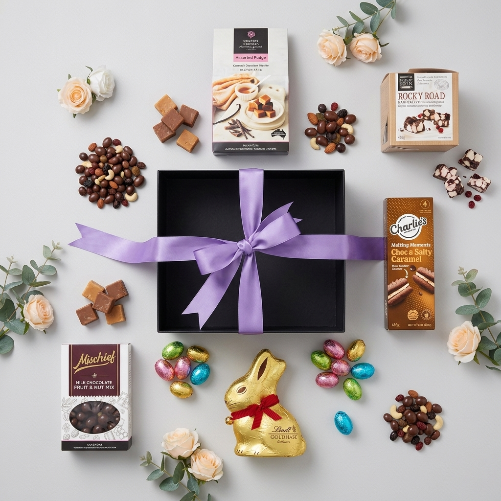 Golden Easter Chocolate Gift Hamper